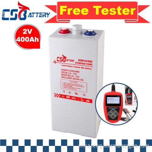 Cspower 2V 2500ah Solar Storage Gel Opzv Battery Sweeper/Trolly/Powered-Heater/Nuclear-Power-Station/Opzs/Csbattery